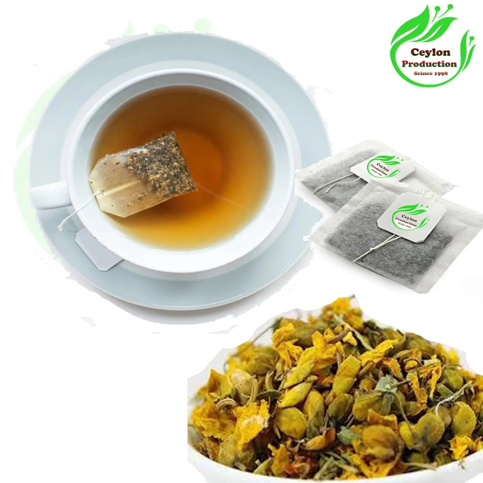 Tanner's Cassia/Avaram Senna flower Tea Bag Natural Herbal Organic ranawara