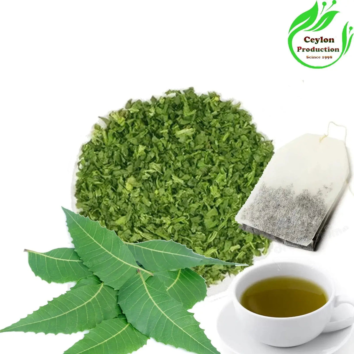 Neem Leaves Tea Bags Organic Herbal Caffeine Free Detox Infusion