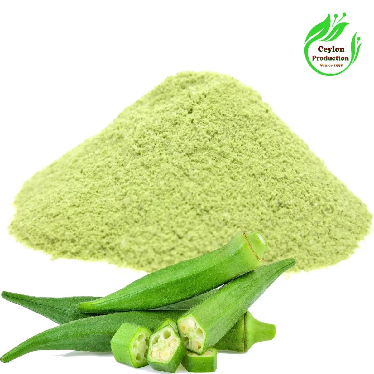 Okra Ground Powder Dried Organic Abelmoschus esculentus lady's finger/Gumbo
